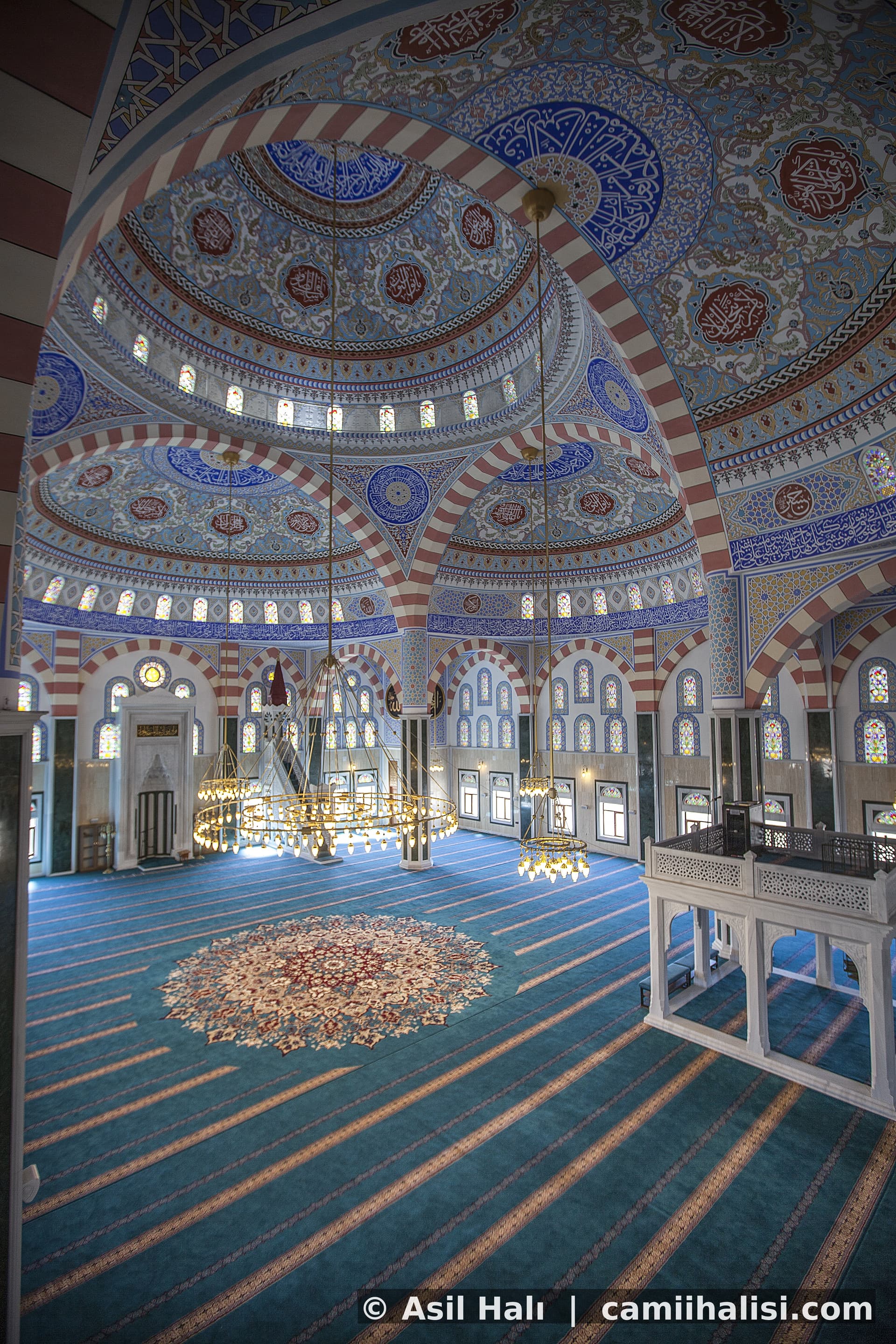 Cami halısı uygulama projesi — tüm Türkiye geneli üretim ve montaj