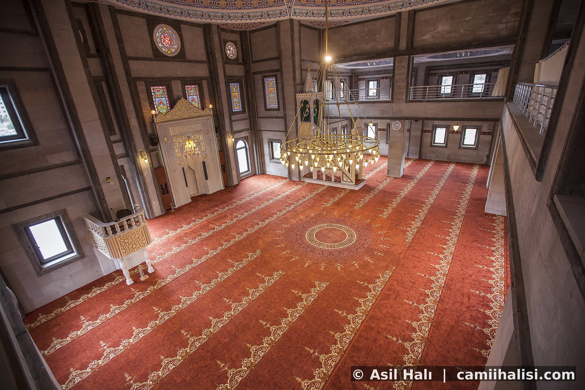 Cami halısı desen koleksiyonu — Asil Halı cami halısı Kayseri