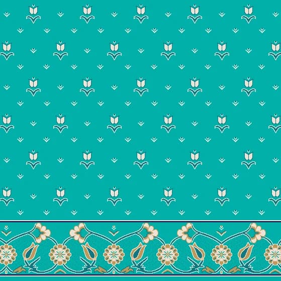 Saflı cami halısı S101 desen Açık Çini renk