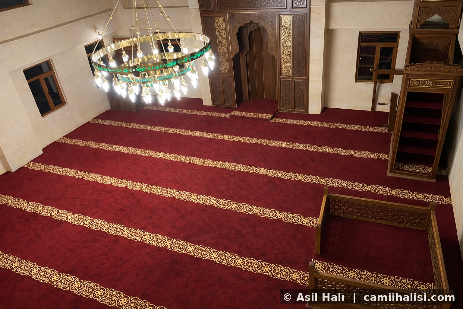 Cami Halısı Uygulaması ve Montajı